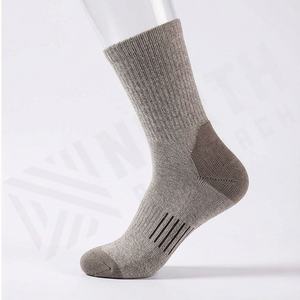Fleece Thickened Warm Breathable Sweat Absorbent Sports Wool <b>Socks</b> Thermal Winter Outdoor Hiking <b>Soft</b> Comfort Fit Customized - Product Image 3