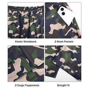 High Stretch Flexible Mens Cargo Jogger Pants Multi Pocket Casual Bottoms Tapered Leg Trousers For Active Relax Time Pants - Product Image 5