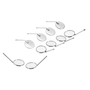 BAFA SURGICAL INSTRUMENTS Juego de 10 Espejos Dentales de Acero Inoxidable, Reflectores para Cuidado Bucal, Uso Odontológico, Autoclavables, Ergonómicos - Product Image 2