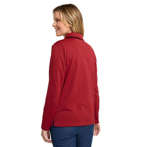 Chemises décontractées et professionnelles en coton tricoté doux 100 % pour femmes, vente en gros de t-shirts imprimés écologiques à séchage rapide - Product Image 4