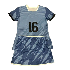 Ensemble d'uniformes de lacrosse personnalisés noir uni avec accents dorés, maillot et short sublimés pour équipe, vêtements de sport performants - Product Image 2