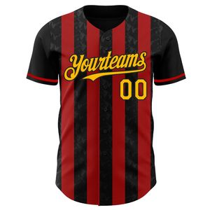 Baseball Jersey 100% Polyester Breathable Short Sleeve Printed Full Button Wholesale Bulk Order Supplier - Product Image 2