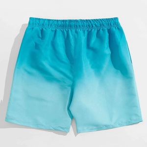 <b>Men's</b> Summer Plain Drawstring <b>Swim</b> <b>Shorts</b> OEM Wholesale Gym Fitness Workout <b>Shorts</b> for Beach Sports and Run Solid <b>Pattern</b> - Product Image 2