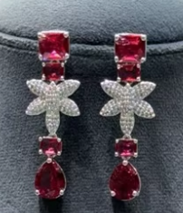 Conjunto de collar de circón brillante de alta calidad con estilo con pendientes para ropa de fiesta de compromiso de boda para mujeres y niñas - Product Image 2