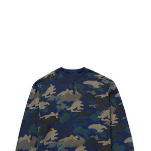 เสื้อสเวตเชิ้ตคอกลมบุขนแกะลายพรางสำหรับฤดูหนาว ระบายอากาศได้ดี มีสไตล์ พิมพ์ลายลำลอง สำหรับผู้ชายและผู้หญิง  สีและโลโก้สามารถสั่งทำได้ - Product Image 3