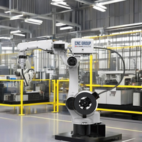 Robot de Soldadura Automático Suspendido, Robot de Soldadura Industrial sobre Riel, Brazo Robótico Industrial de 6 Ejes
