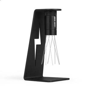 Herramienta Niveladora de Café de Acero Inoxidable Negro Elegante, Versión Dos, con Aguja para Distribución de Café Molido, para Espresso Avanzado - Product Image 1
