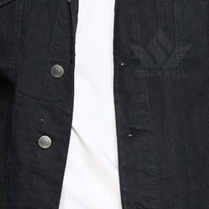 Cowboy Denim Style High Quality Breathable Men's Motorcycle <b>Jacket</b> <b>Slim</b> <b>Fit</b> Polyester/Cotton - Product Image 2