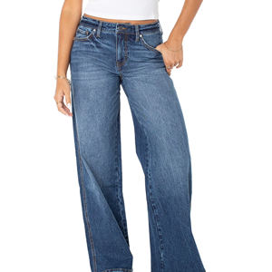 กางเกงยีนส์ผู้หญิงคุณภาพสูงสั่งตัดได้ ดีไซน์ล่าสุด ลวดลายเรียบง่าย ราคาถูก ขายส่ง - Product Image 6