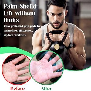 Coussinets de préhension pour haltérophilie, coussinets antidérapants de protection des paumes pour l'entraînement en salle de sport, approvisionnement en gros OEM - Product Image 4