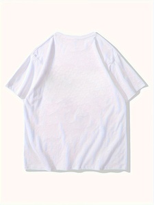 เสื้อยืดคุณภาพสูง ผ้าฝ้าย 100% ขายดี รับสั่งทำ เสื้อยืดโอเวอร์ไซส์ สีพื้น ขาวล้วน ลายเรียบ ผ้าเจอร์ซีย์ถัก - Product Image 2