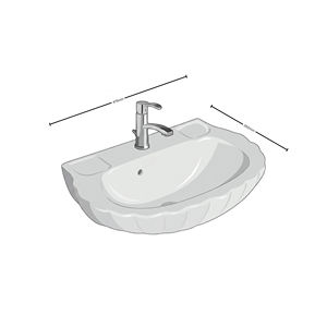 Crowny counter wash basin - Product Image 3
