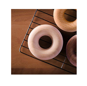 Clips de sacs de conservation alimentaire en bois poli naturel de haute qualité, artisanat, avec design en forme de beignet, à votre portée budgétaire - Product Image 1