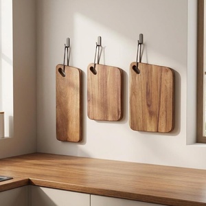 Ensemble de 3 planches à découper en acacia pour chefs, planche à découper en acacia pour la viande, planche à découper en acacia pour usage professionnel - Product Image 1