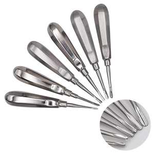 Instruments chirurgicaux dentaires : Élévateurs d'extraction (à pointe droite, courbée ou en étoile) et lames d'extraction manuelles CE - Product Image 6