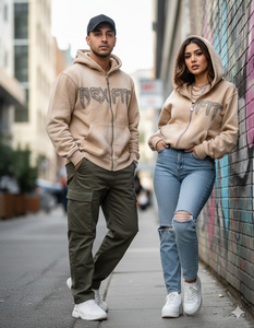 Sweats à capuche les plus demandés par les clients, haute qualité, vente en gros, logo brodé effet vieilli, streetwear, faible MOQ, sweats à capuche zippés effet délavé soleil - Product Image 4