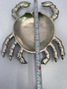 Plateau de service ovale en aluminium bronze de luxe moderne WB INC, couleur, taille et logo personnalisés, pour la restauration, la cuisine, les hôtels et les restaurants - Product Image 2