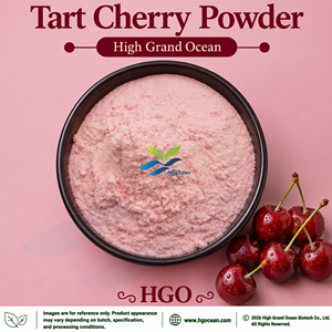 HGO Suministro Directo de Fábrica: Polvo de Cereza Ácida (Grado Alimenticio) Liofilizado o Secado por Aspersión - Product Image 1