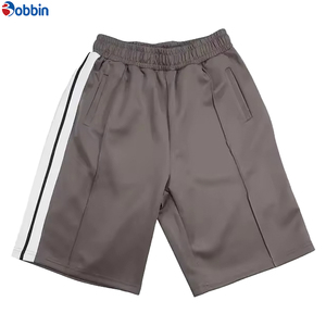 Pantalones Cortos Casuales para Hombre, Pantalones Cortos Deportivos de Verano de Primera Calidad, Cintura Elástica con Rayas, Estilo Casual Sólido - Product Image 2