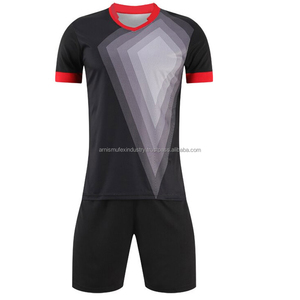 Uniforme de Fútbol de Manga Corta Unisex de Alta Calidad en Oferta, Ropa Deportiva para Adultos, 100% Poliéster, Transpirable y de Secado Rápido - Product Image 4