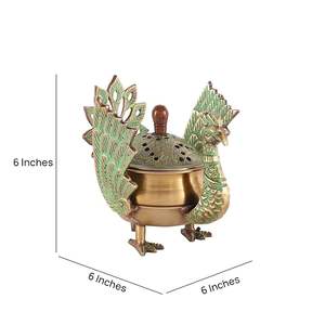 Brûleur d'encens métallique religieux de luxe pour créer une ambiance chaleureuse à la maison et un intérieur élégant, écologique et naturel - Product Image 4