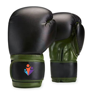 Gants de boxe en similicuir de haute qualité, les plus vendus, pour l'entraînement sportif en extérieur, ajustables avec fermeture, design personnalisable - Product Image 2
