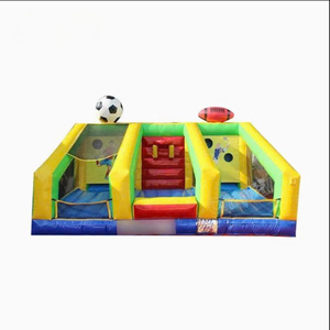 THUY LINH Juego Deportivo Inflable 3 en 1, Cancha de Baloncesto, Fútbol y Béisbol de PVC, Fácil de Instalar, para Niños y Adultos, Uso Comercial - Product Image 6