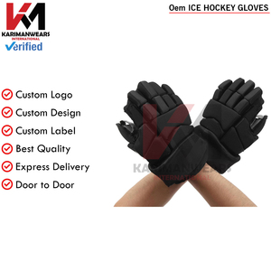 Gants de hockey sur glace personnalisés, gants de hockey à poignet réglable pour l'entraînement et les matchs, équipement de protection OEM - Product Image 4