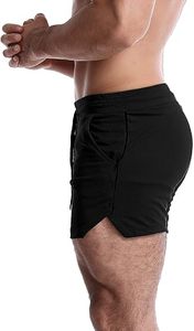 Pantalones Cortos Deportivos Transpirables para Hombre, para Correr, Gimnasio, Fitness, con Logotipo Personalizado, 5 Pulgadas, Casuales - Product Image 3
