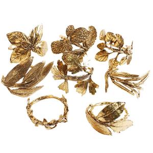 Anillos de Servilleta de Madera con Diseño Floral, Elegantes y de Alta Calidad, Ecológicos, Ideales para Regalos, Bodas y Fiestas - Product Image 1