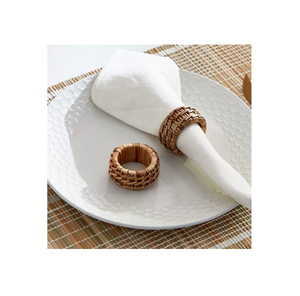 ห่วงแขวนผ้าเช็ดปากทรงกลมทำด้วยมืออุปกรณ์สำหรับวางผ้าเช็ดปาก - Product Image 1