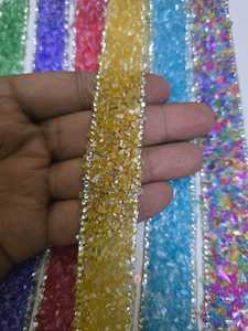 คริสตัลตกแต่งแบบหลวม คริสตัลแบบรีดร้อน 3 มิติ เป็นมิตรกับสิ่งแวดล้อม สีและขนาดตามสั่งสำหรับกระเป๋า - Product Image 4