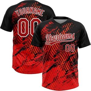 Camisetas de Béisbol Personalizadas con Dos Botones, Camisetas de Softbol Personalizadas con Nombre, Número y Logotipo Bordados para Hombres, Mujeres y Jóvenes - Product Image 1