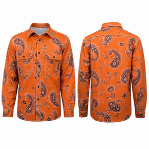 Wholesale 100% Cotton Men Industrial Breathable Flame Resistant Work Wear FR <b>Welding</b> Work <b>Shirt</b> with Customized Color & Logo - Product Image 1