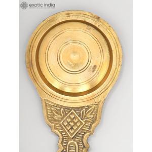 ช้อนทองเหลือง6นิ้วของตกแต่งบ้าน - Product Image 1