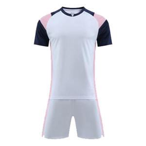 Ensemble d'uniformes de football unisexes de qualité garantie, t-shirt court respirant à séchage rapide, tissu 100% polyester, noms d'équipe personnalisables - Product Image 3
