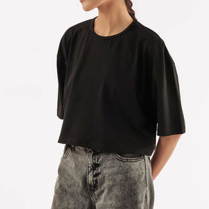 New Design Best Service Comfortable Fit Stylish With New Arrival Good Supplier High Quality Street Wear Printed Women Crop Top - Product Image 3