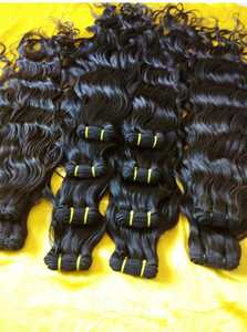 Extensiones de Cabello Humano Remy Temple, Color Negro Natural, Textura Rizada, Doble Trama - Product Image 4