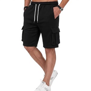 Pantalones Cortos Deportivos Casuales de Alta Calidad para Hombre, Estilo Americano, para Correr, de Cinco Cuartos, de Pierna Recta, Mezcla de Algodón y Poliéster - Product Image 4