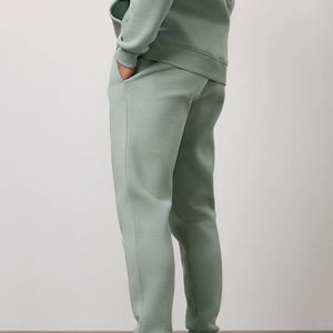 Ensemble de survêtement décontracté 2 pièces pour homme : sweat à capuche et pantalon de jogging en coton respirant pour l'entraînement et le sport - Product Image 3