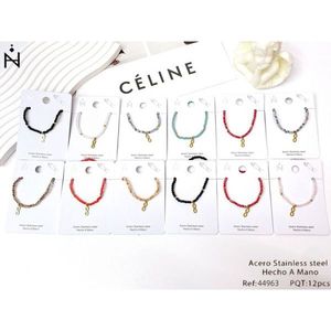 3cm Crystal <b>Elastic</b> Beaded <b>Bracelet</b> with Hanging Eight Character Fashion PULSERA - Product Image 1