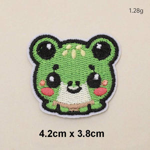 Durable Eco-friendly Square Chenille Varsity Lady Embroidered Patch with Custom Design Iron-On Backing for Clothing Accessories - Product Image 3