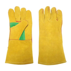 Gants de soudage en cuir de vachette de qualité supérieure, gants de travail robustes pour soudeurs industriels, protection des mains pour travaux lourds - Product Image 4