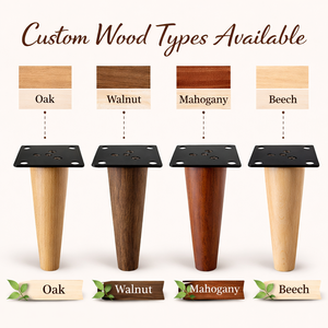 Straight Wooden <b>Sofa</b> Legs Replacement Furniture Feet Natural Wood Cabinet Table Chair Legs Wholesale Supplier - Product Image 6