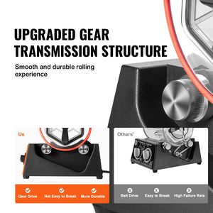 Mini polisseuse rotative, capacité 6,6 lb/3 kg, minuterie 0-60 minutes, 5 vitesses, machine rotative pour le polissage des bijoux et des métaux - Product Image 2