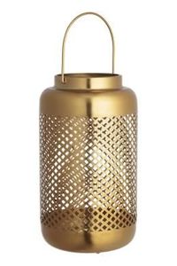 Lanterne suspendue vintage en métal écologique faite à la main, porte-bougie durable pour extérieur, jardin, décoration de Noël, noir - Product Image 1