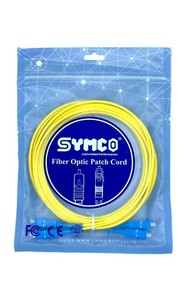 Cable de Fibra Óptica de Grado de Red SC/UPC-SC/UPC-SM-DX-3.0-3M-2, Cable Óptico Dúplex con Revestimiento Amarillo, Monomodo - Product Image 5