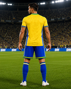 Wholesale Custom Men's <b>Soccer</b> Jerseys Shorts Heat-Transfer Printed 100% Polyester Lightweight Breathable Summer Sportswear OEM - Product Image 5
