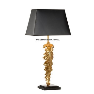 Medieval Style Golden Pottery Wedding Lights <b>Table</b> Lamp Nightstand Lamp Home Decor Ornament With Fabric Shade - Product Image 3