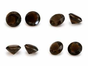 Pierre précieuse naturelle en quartz à facettes, taille brillante, traitée thermiquement, effet optique étoilé, pierre libre pour la fabrication de bijoux de pierres de naissance pour femmes - Product Image 2